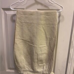 3 for $15 Must bundle/ 
Women tapered off white linen dress pants / trousers